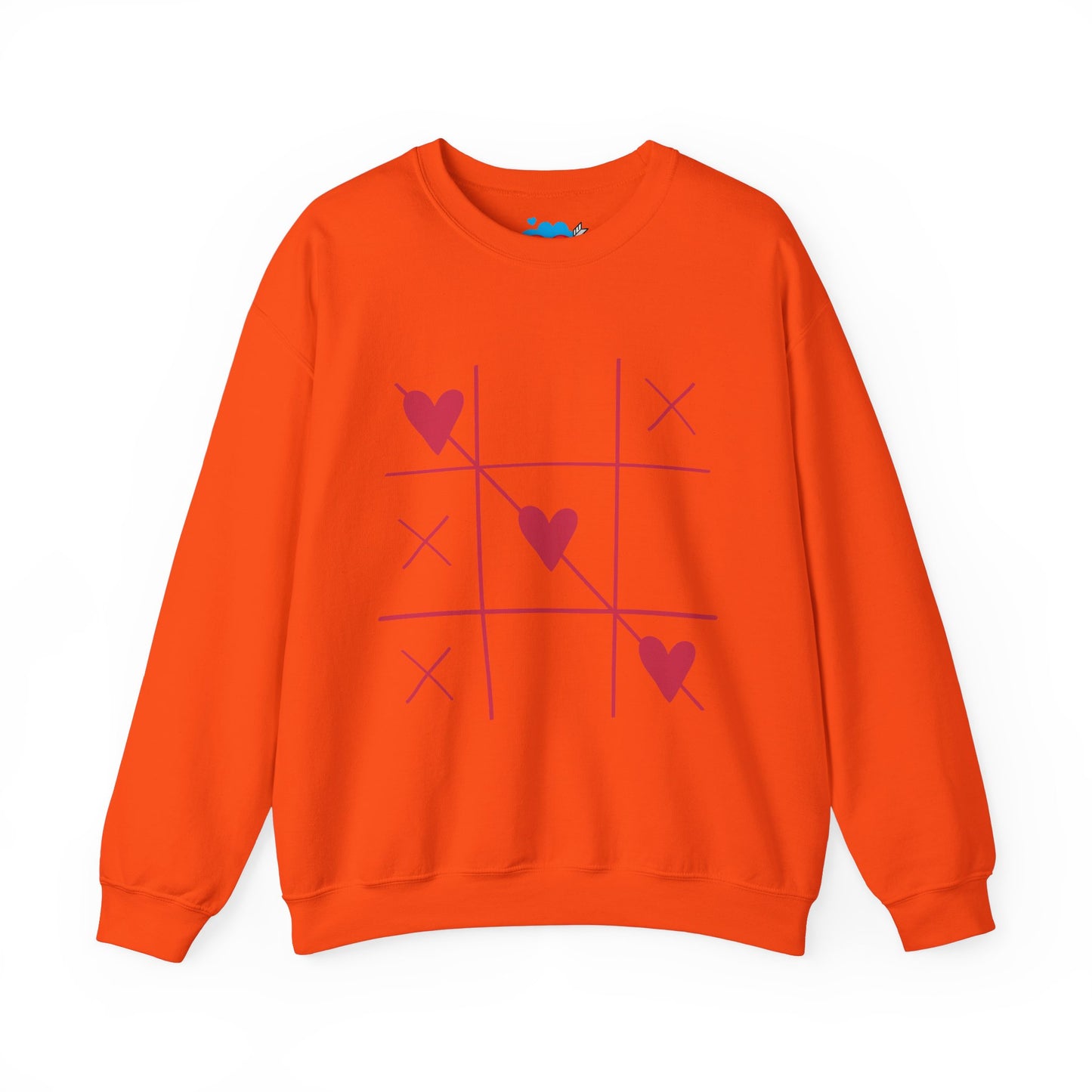 Valentine's Day Heart Sweatshirt - Unisex Heavy Blend™ Crewneck with Romantic Design