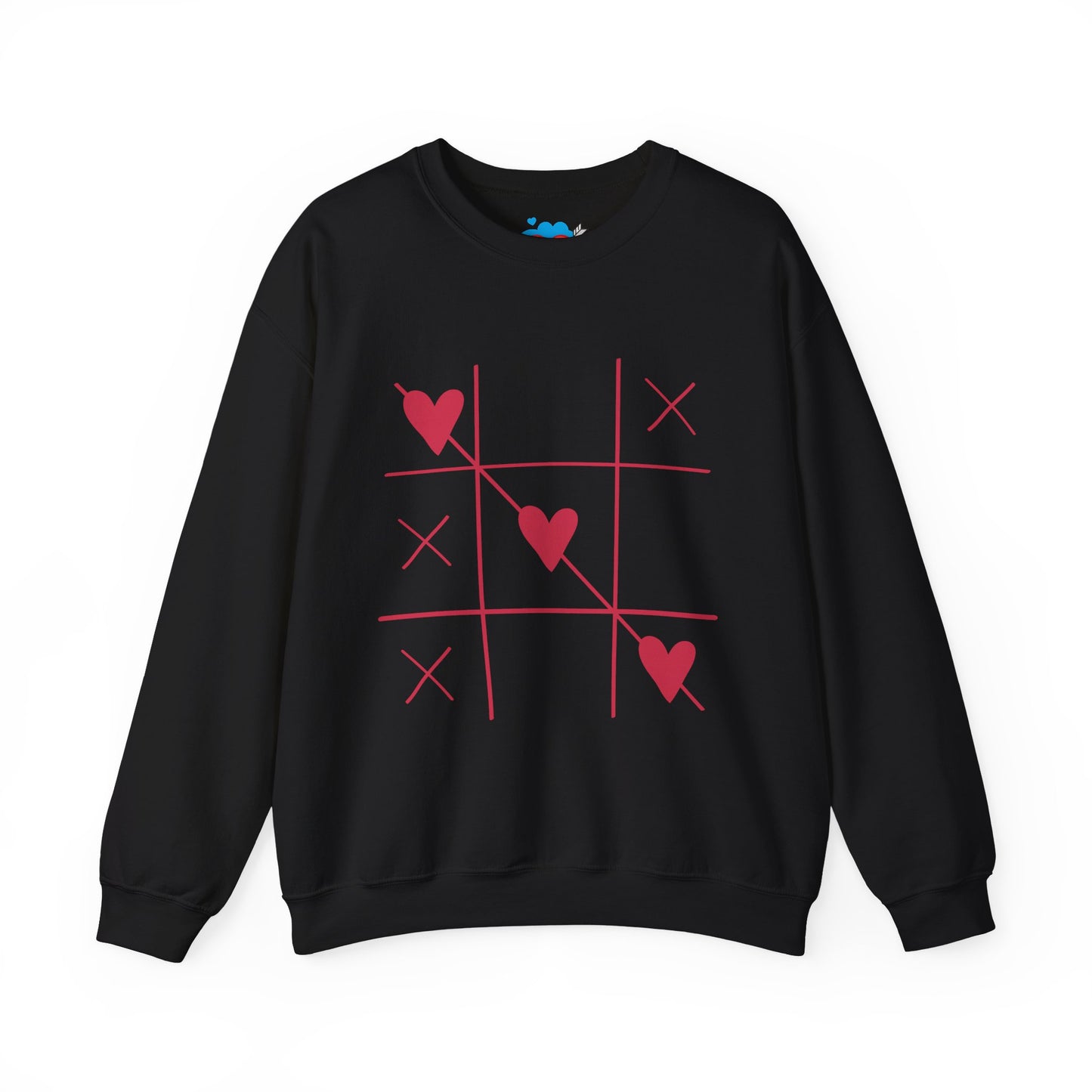 Valentine's Day Heart Sweatshirt - Unisex Heavy Blend™ Crewneck with Romantic Design