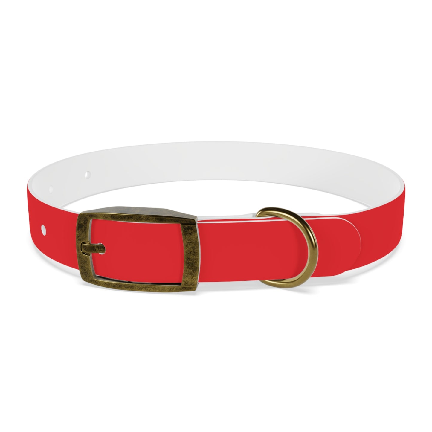 Personalized Dog Collar - Red "Dog Mom" Design for Stylish Pet Owners