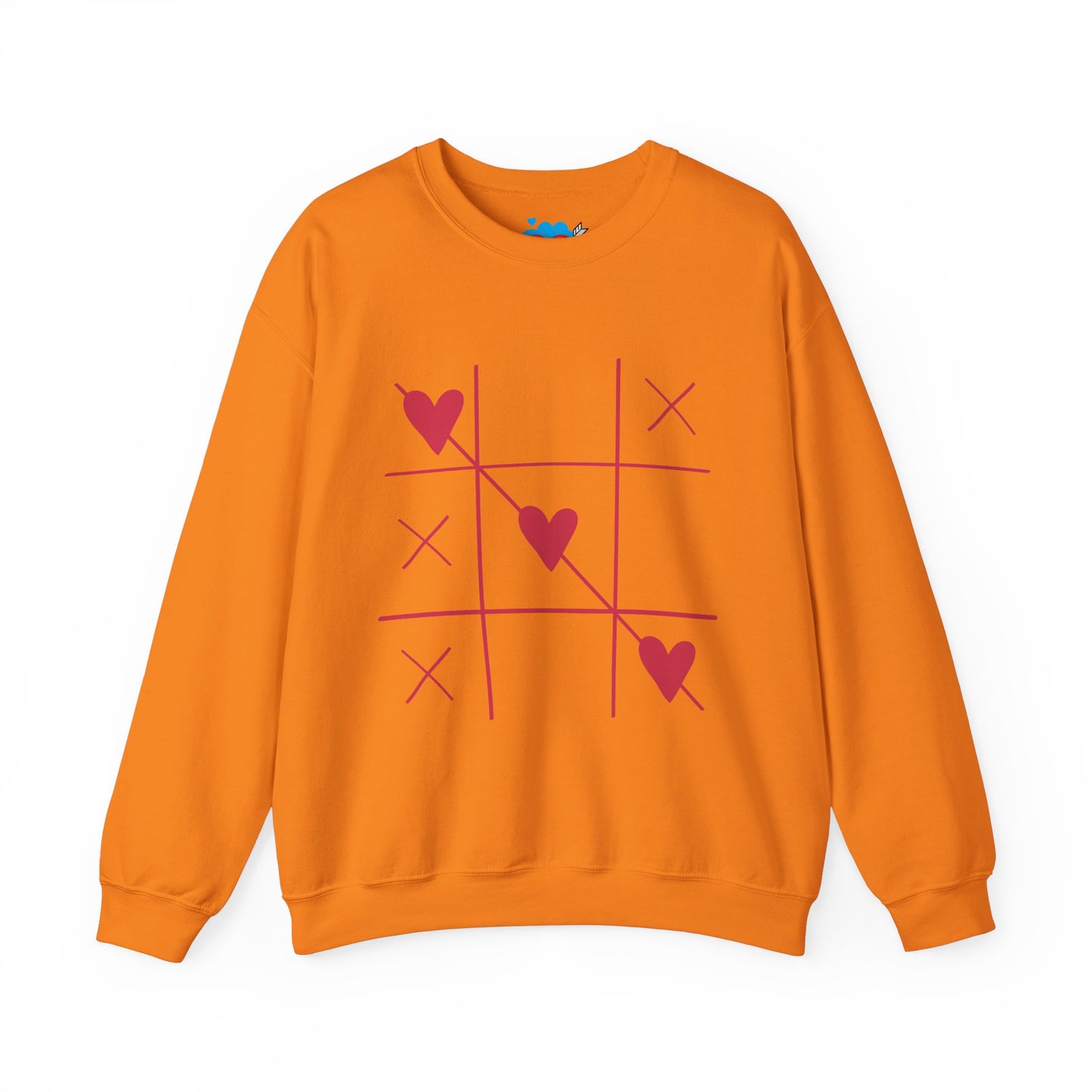 Valentine's Day Heart Sweatshirt - Unisex Heavy Blend™ Crewneck with Romantic Design