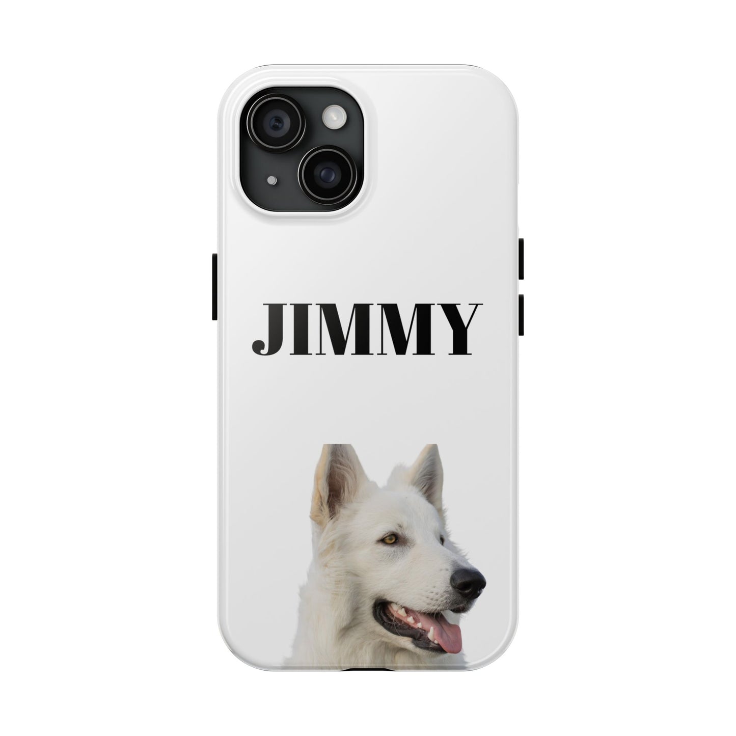 Custom Tough Phone Case with Dog Design - Personalized Jimmy