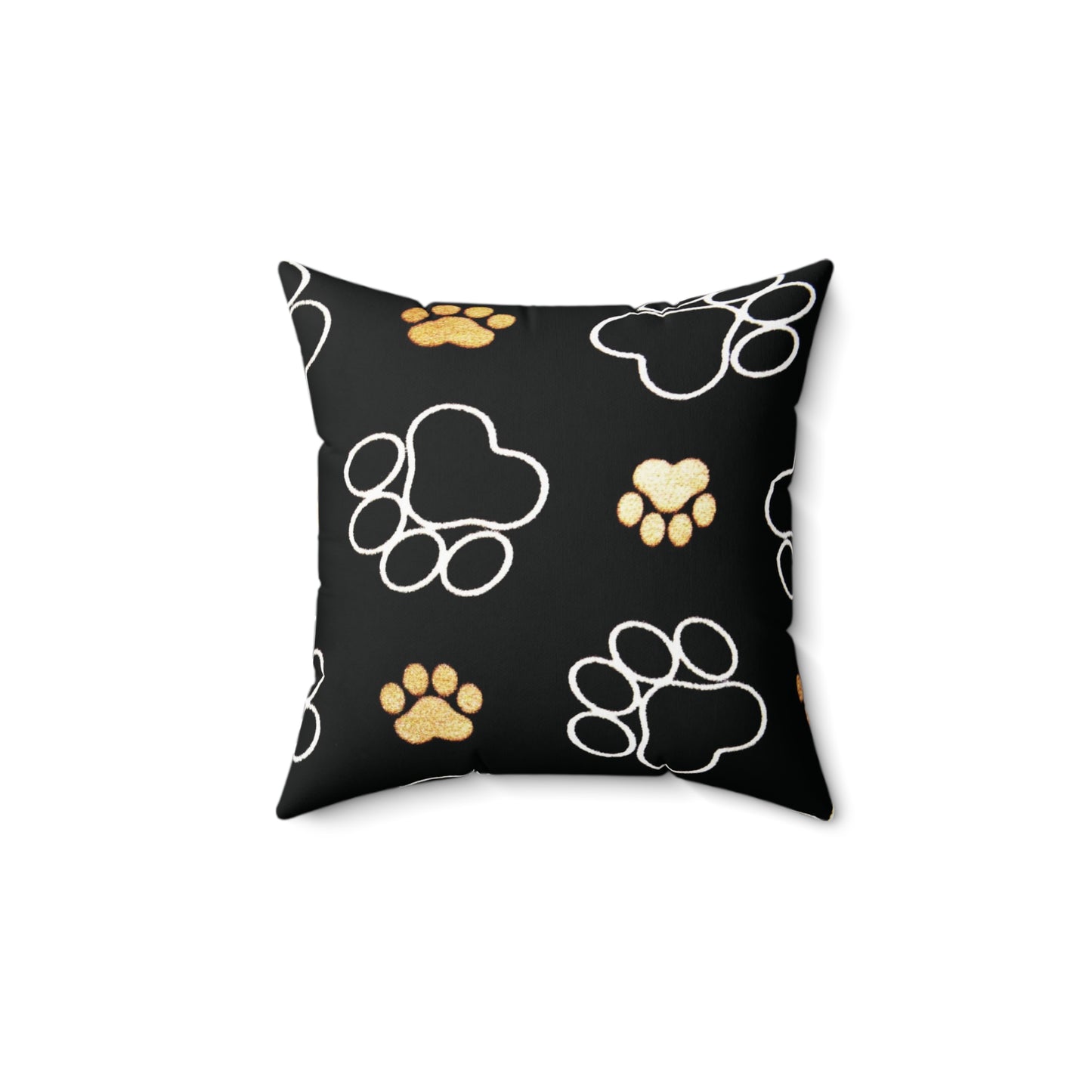 Cozy Cat & Dog Paw Print Pillow - Perfect for Pet Lovers