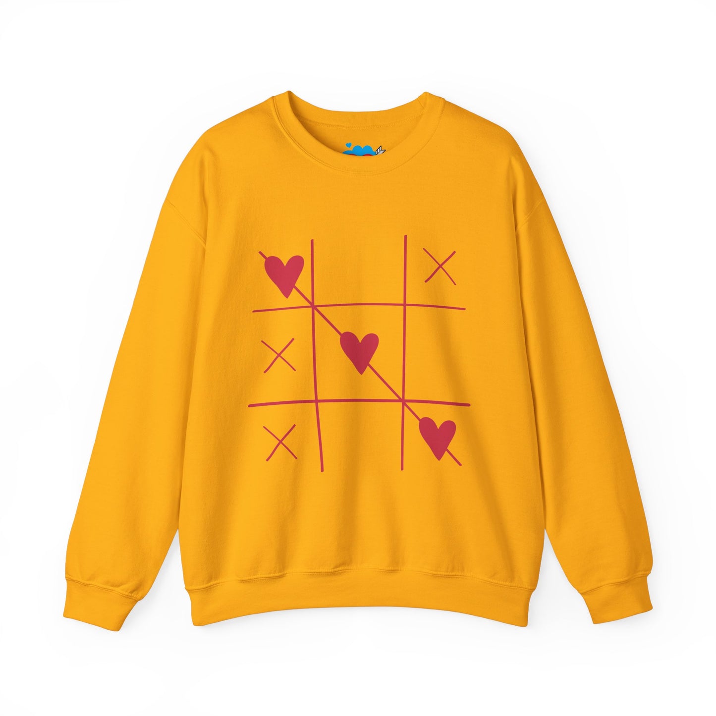 Valentine's Day Heart Sweatshirt - Unisex Heavy Blend™ Crewneck with Romantic Design