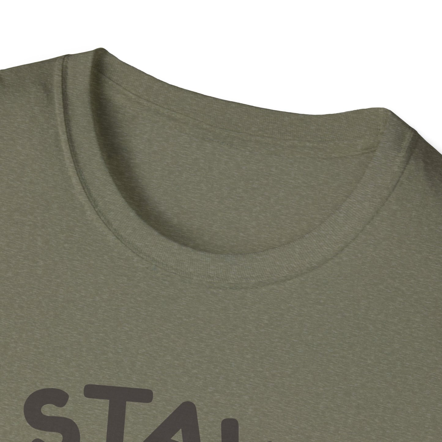 Stay Pawsitive Unisex Softstyle T-Shirt - Süßes Hunde Grafik T-Shirt