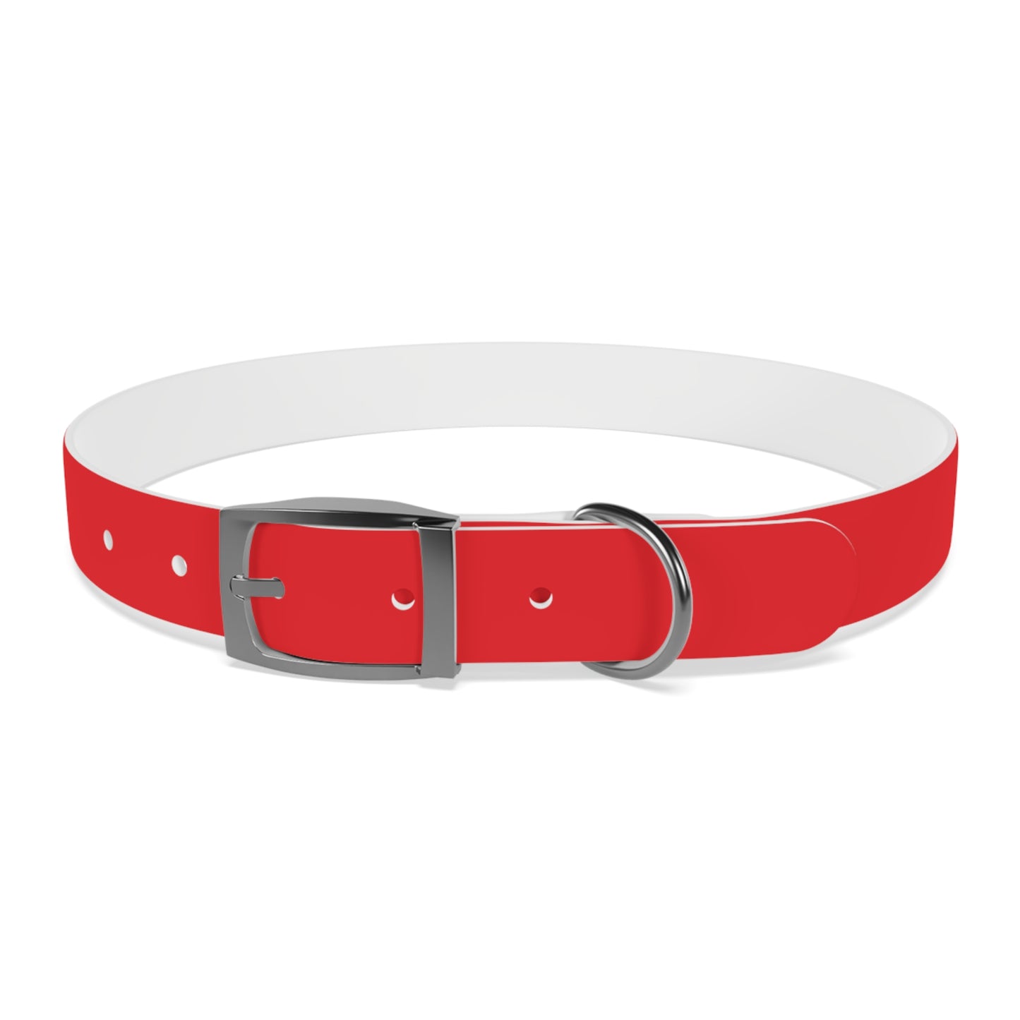 Personalized Dog Collar - Red "Dog Mom" Design for Stylish Pet Owners