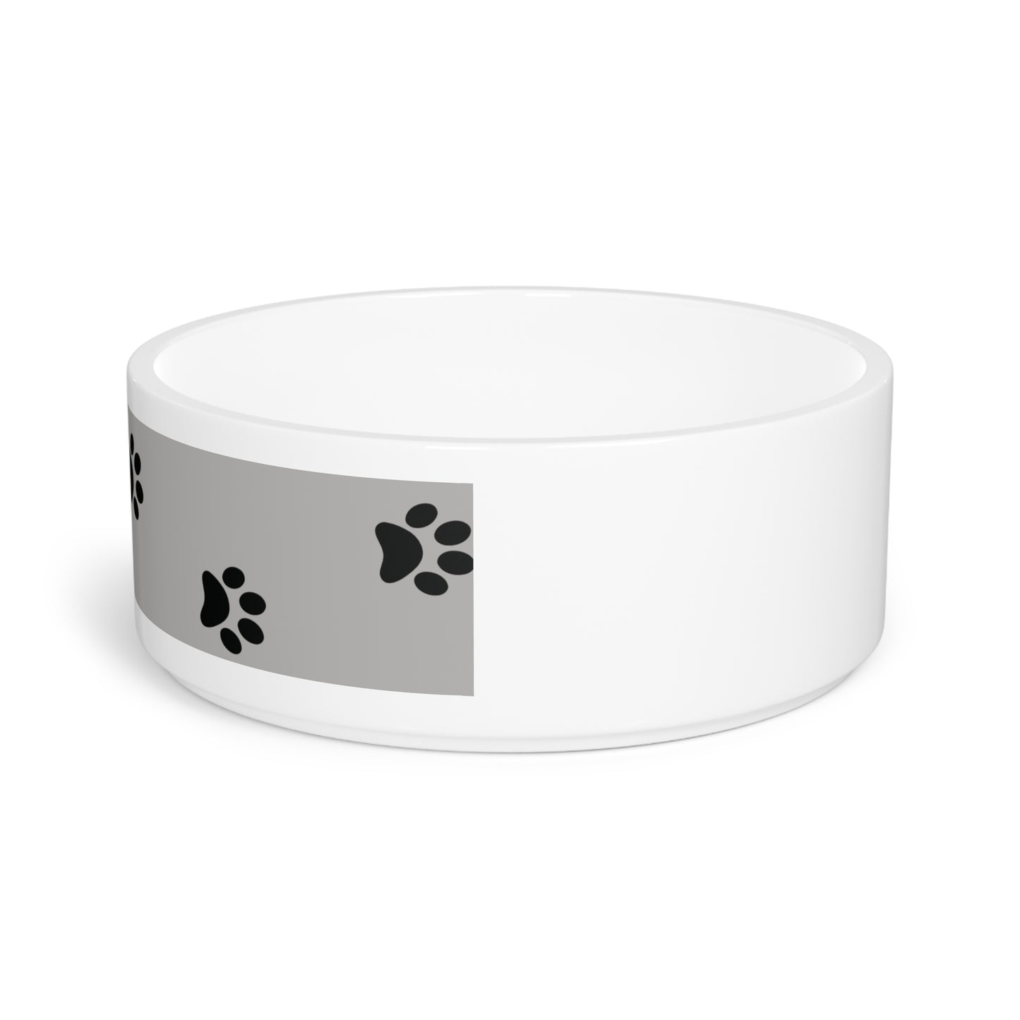 Stylish Pet Bowl with Paw Print Design - Perfect for Pet Lovers