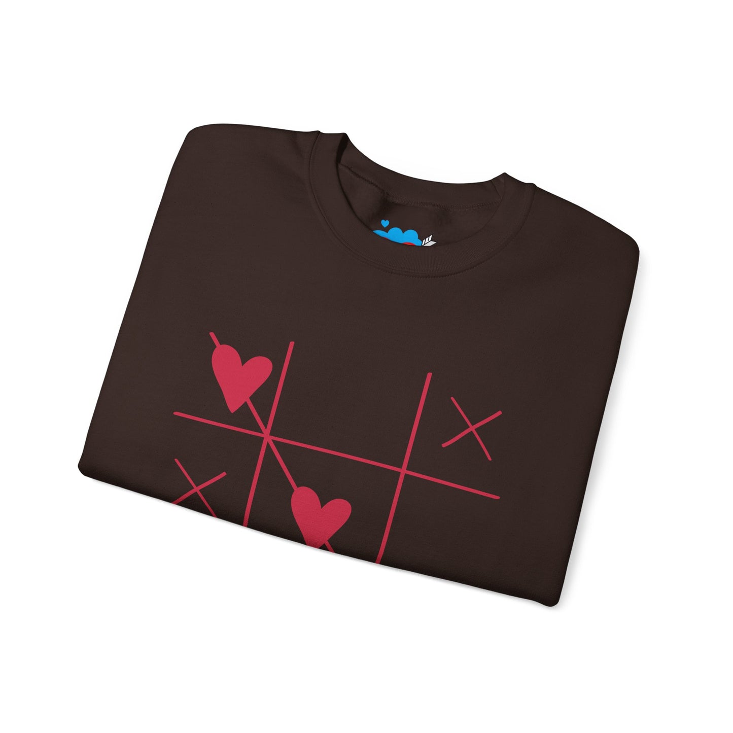 Valentine's Day Heart Sweatshirt - Unisex Heavy Blend™ Crewneck with Romantic Design