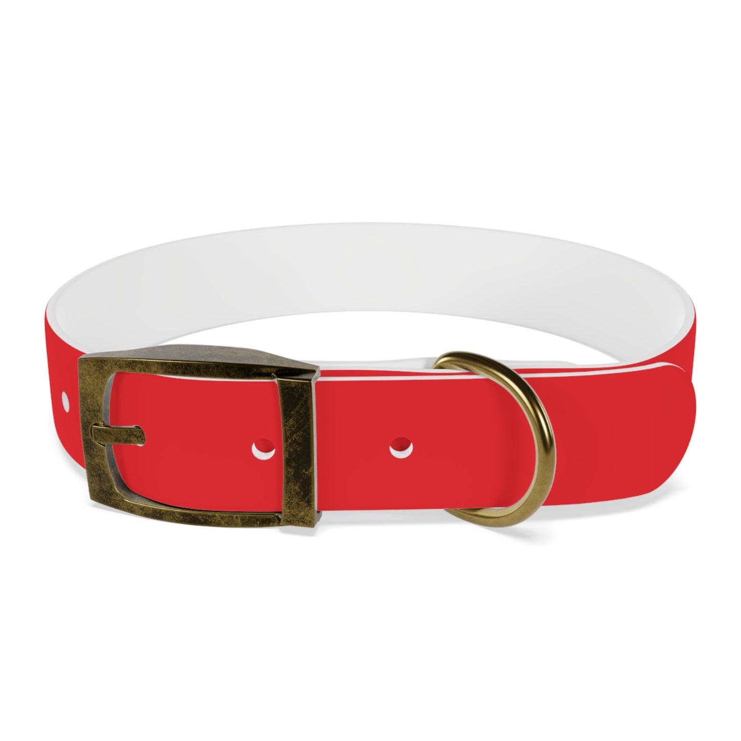 Personalized Dog Collar - Red "Dog Mom" Design for Stylish Pet Owners