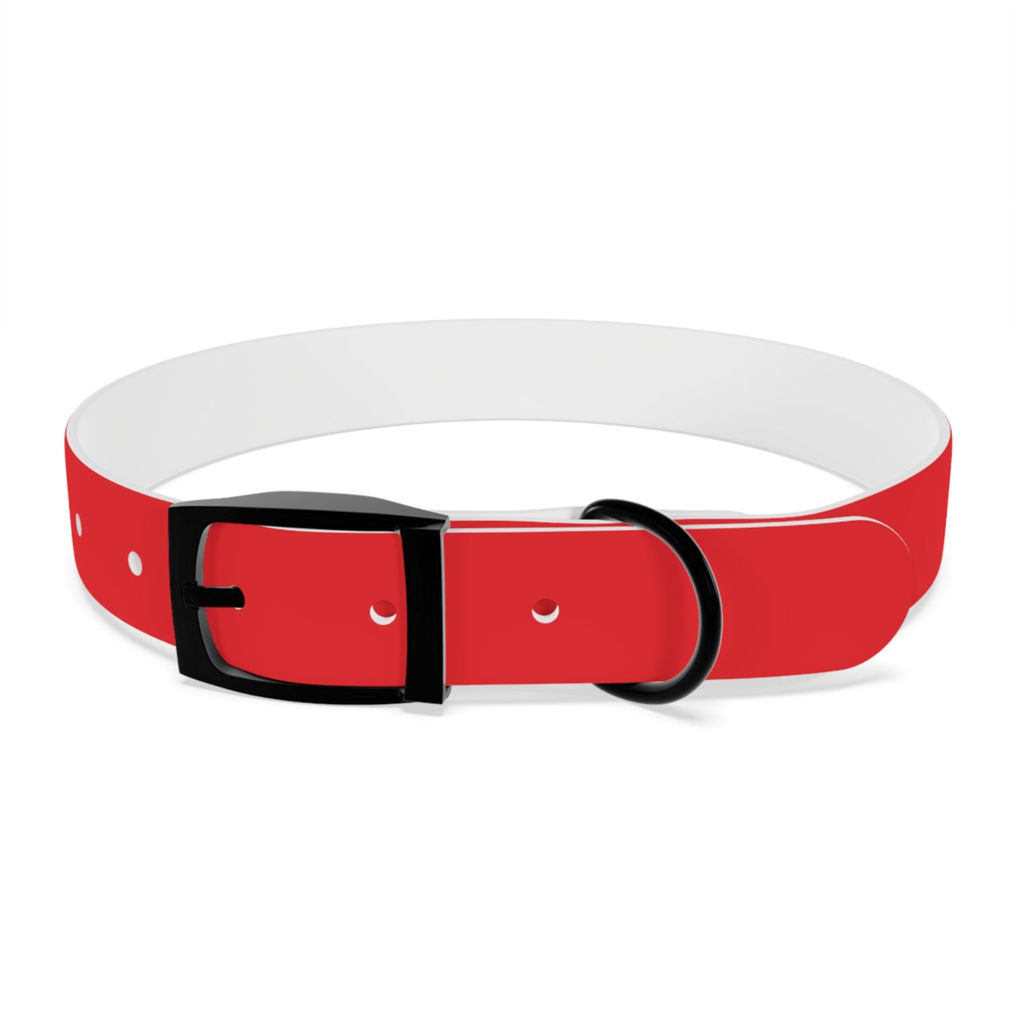 Personalized Dog Collar - Red "Dog Mom" Design for Stylish Pet Owners