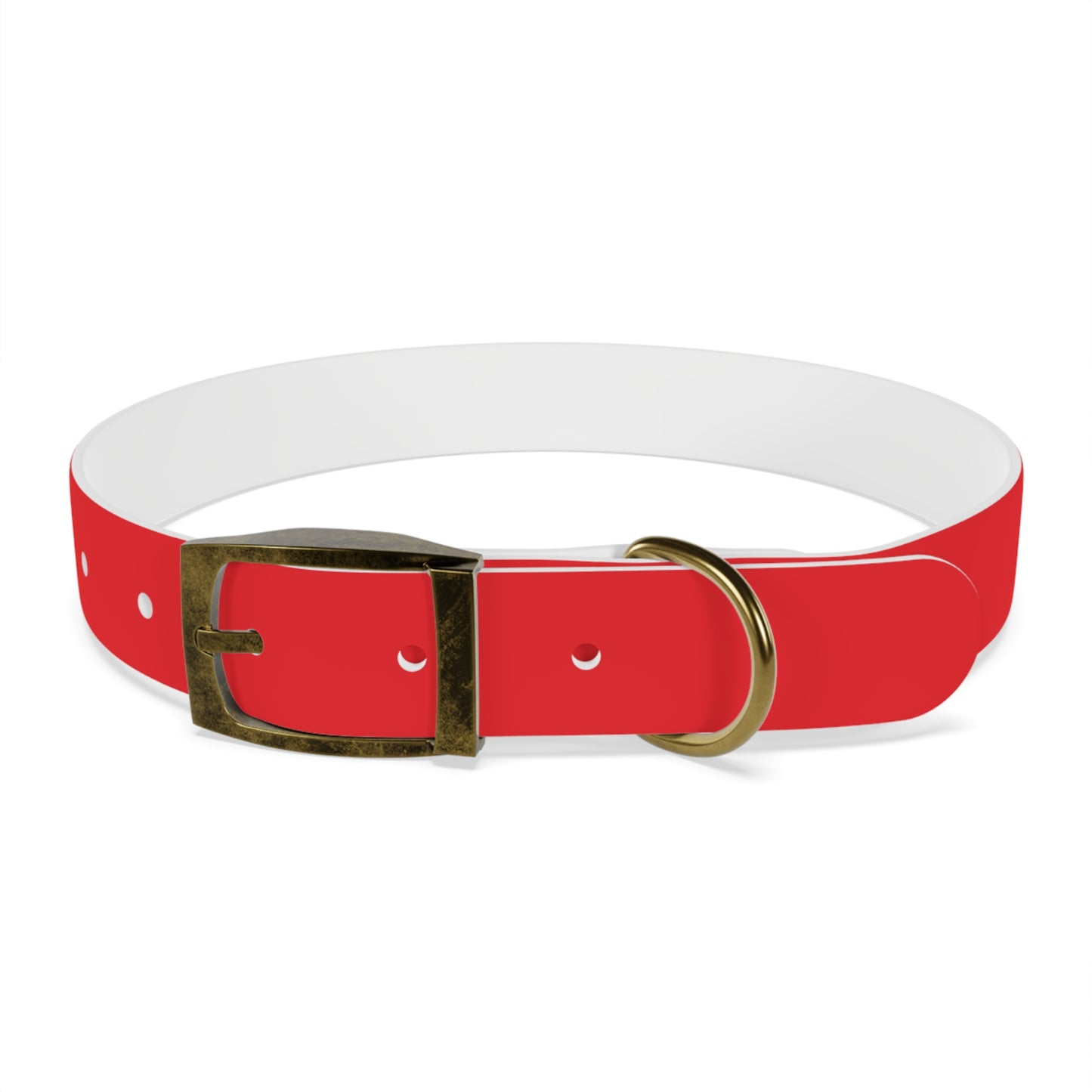 Personalized Dog Collar - Red "Dog Mom" Design for Stylish Pet Owners