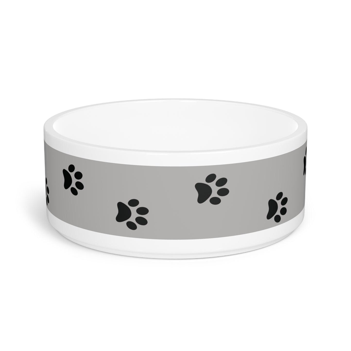 Stylish Pet Bowl with Paw Print Design - Perfect for Pet Lovers