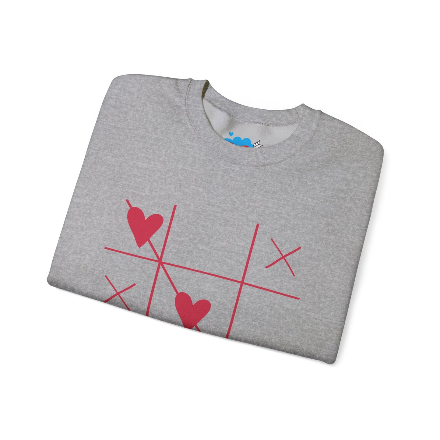 Valentine's Day Heart Sweatshirt - Unisex Heavy Blend™ Crewneck with Romantic Design