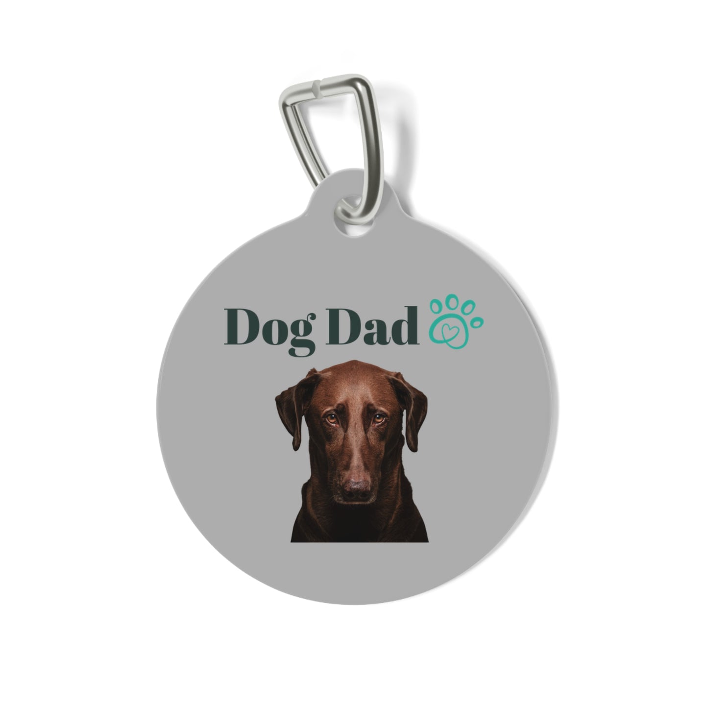 Personalized Dog Dad Pet Tag - Customizable with Name - Perfect Gift for Dog Lovers