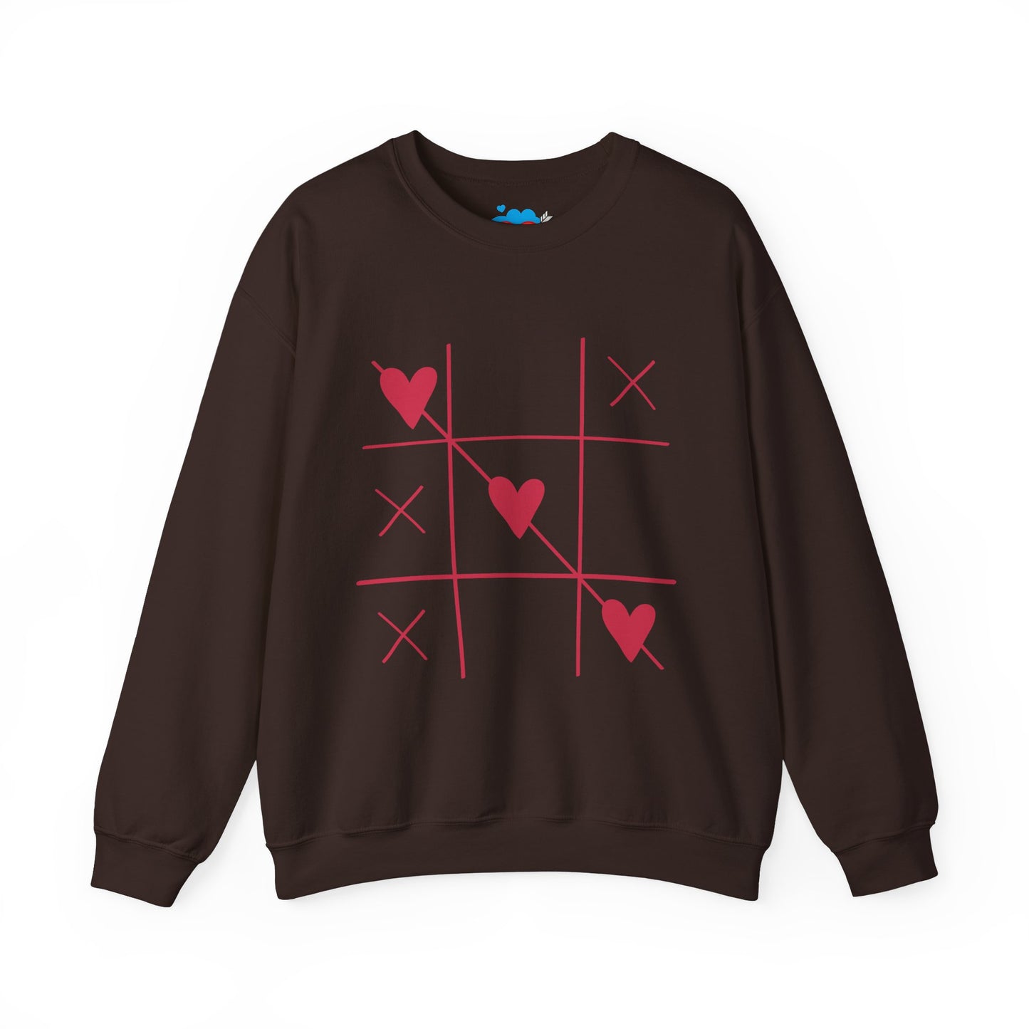 Valentine's Day Heart Sweatshirt - Unisex Heavy Blend™ Crewneck with Romantic Design