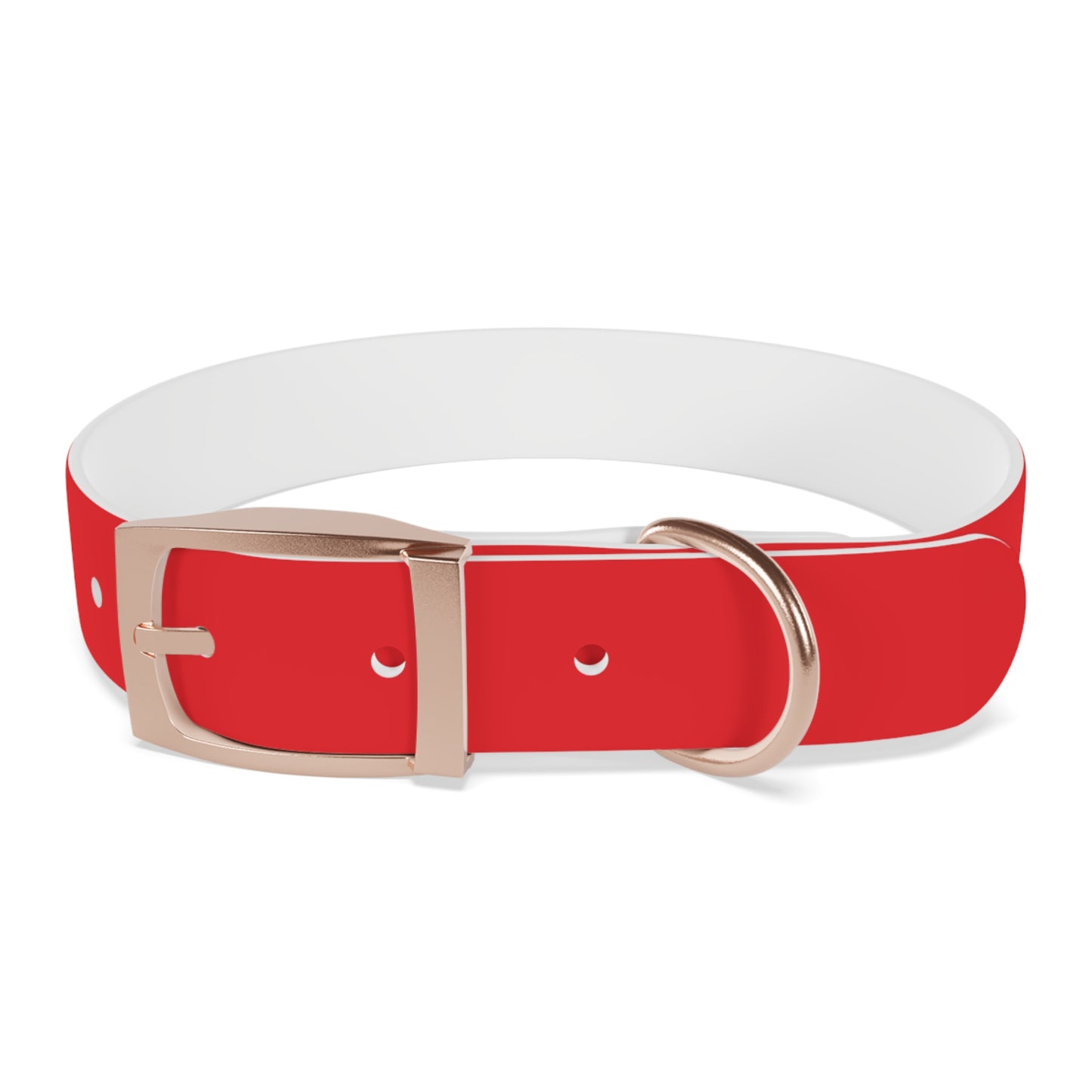 Personalized Dog Collar - Red "Dog Mom" Design for Stylish Pet Owners