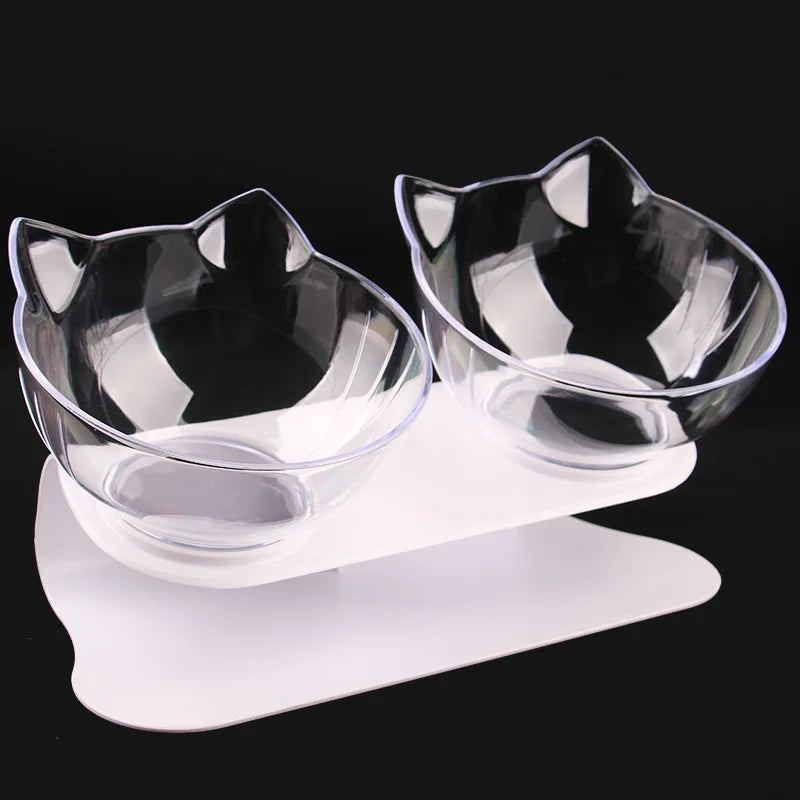 Non-Slip Double Bowls Pet Water Food