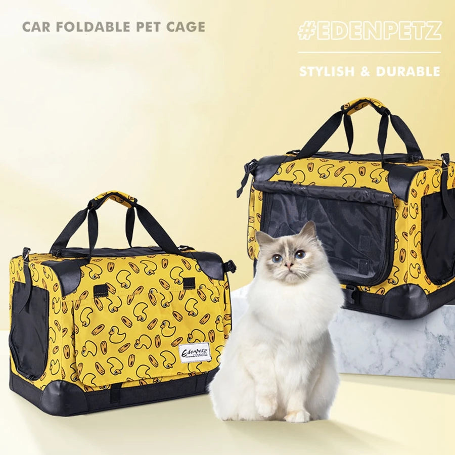 Large Pet Dog Car Carrier Seat Bag Foldable Waterproof Mesh Bags