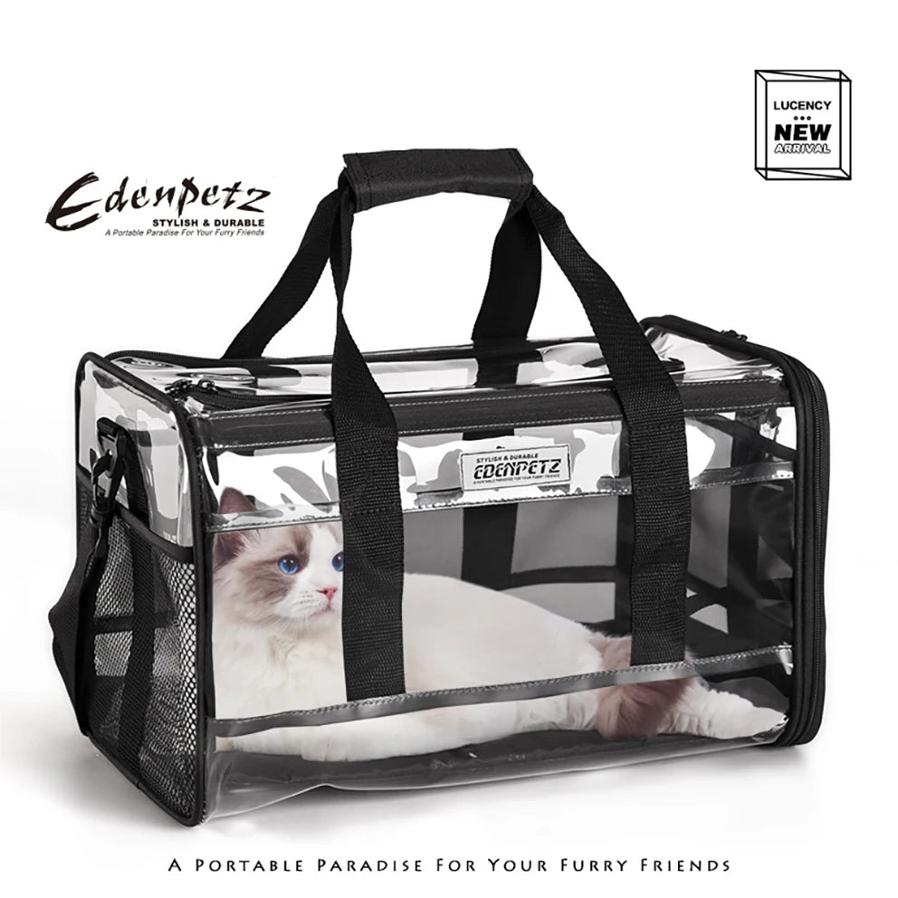 Small Pet Cat Carrier Bag Transport Breathable Fashion Handbag