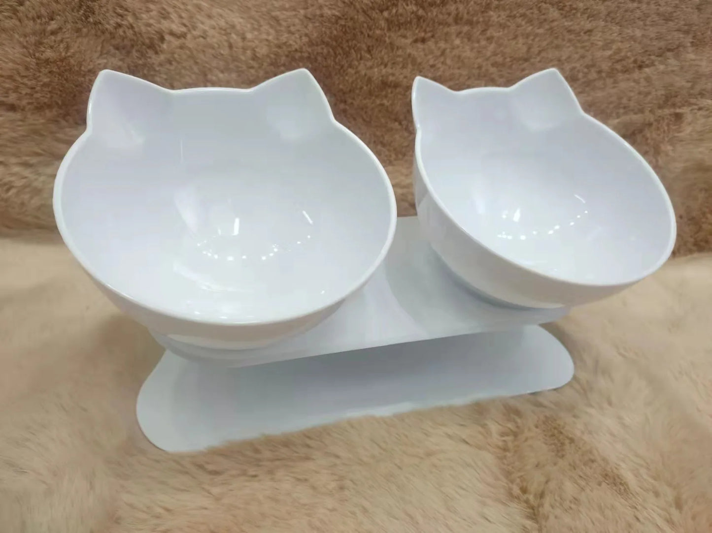 Non-Slip Double Bowls Pet Water Food