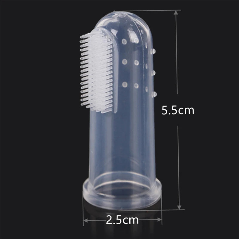 Soft Finger Toothbrush For Pet Puppy Dog