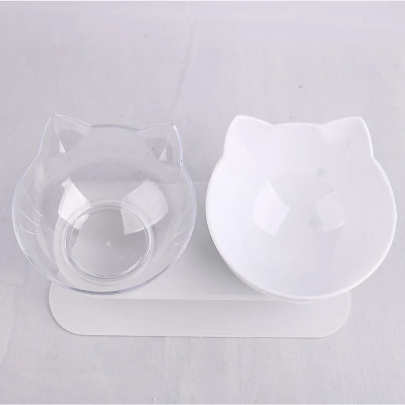 Non-Slip Double Bowls Pet Water Food