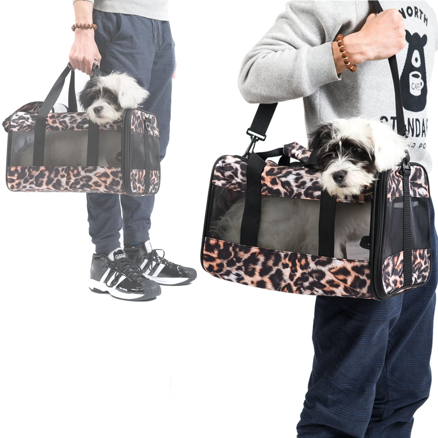 Small Pet Cat Carrier Bag Transport Breathable Fashion Handbag