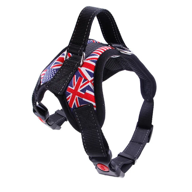 Nylon Heavy Duty Dog Pet Harness Collar Adjustable