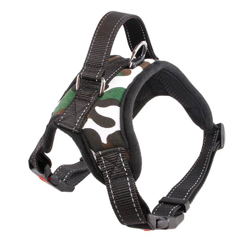 Nylon Heavy Duty Dog Pet Harness Collar Adjustable