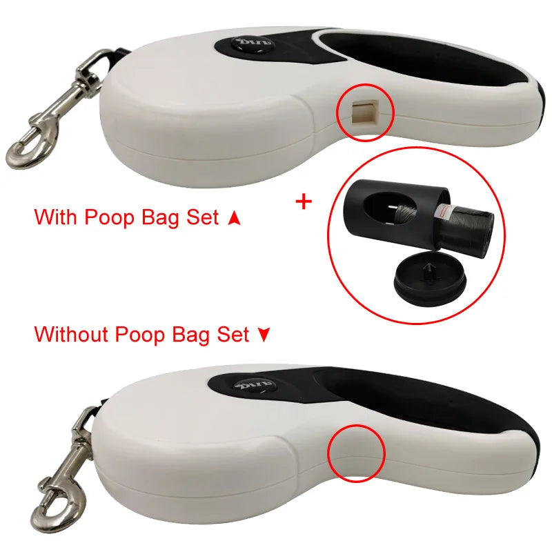 3m 5m 8m Retractable Leash For Dogs Durable Nylon Pet Walking Running Leash