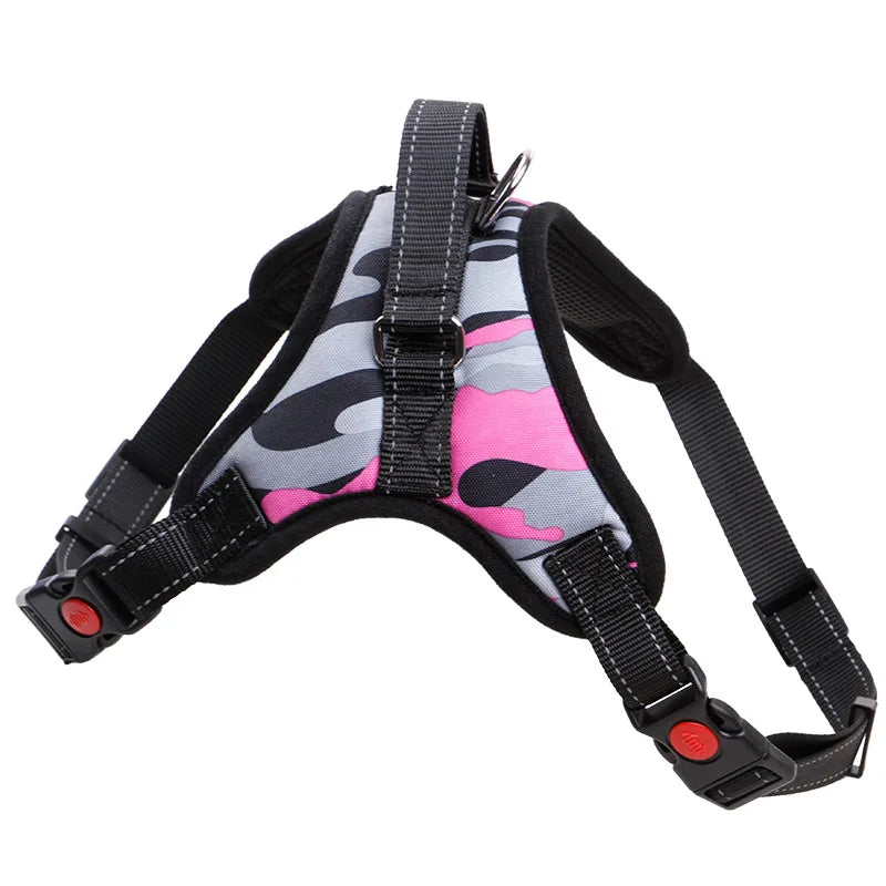 Nylon Heavy Duty Dog Pet Harness Collar Adjustable