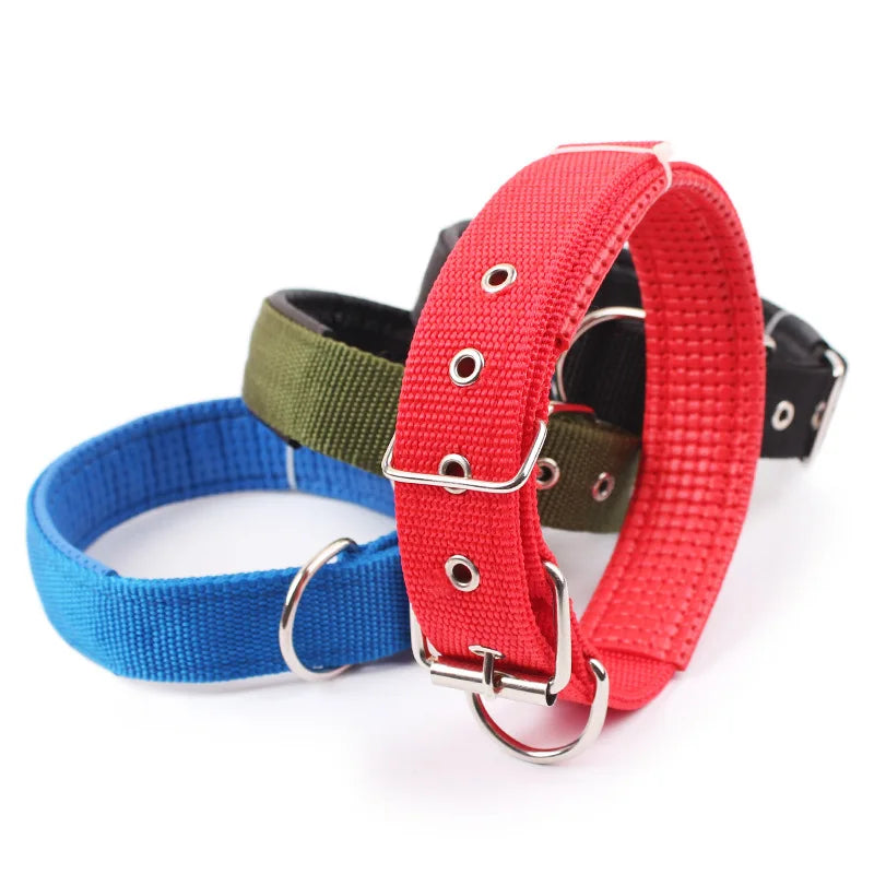 Nylon Dog Collar For Small Medium Large Dogs T