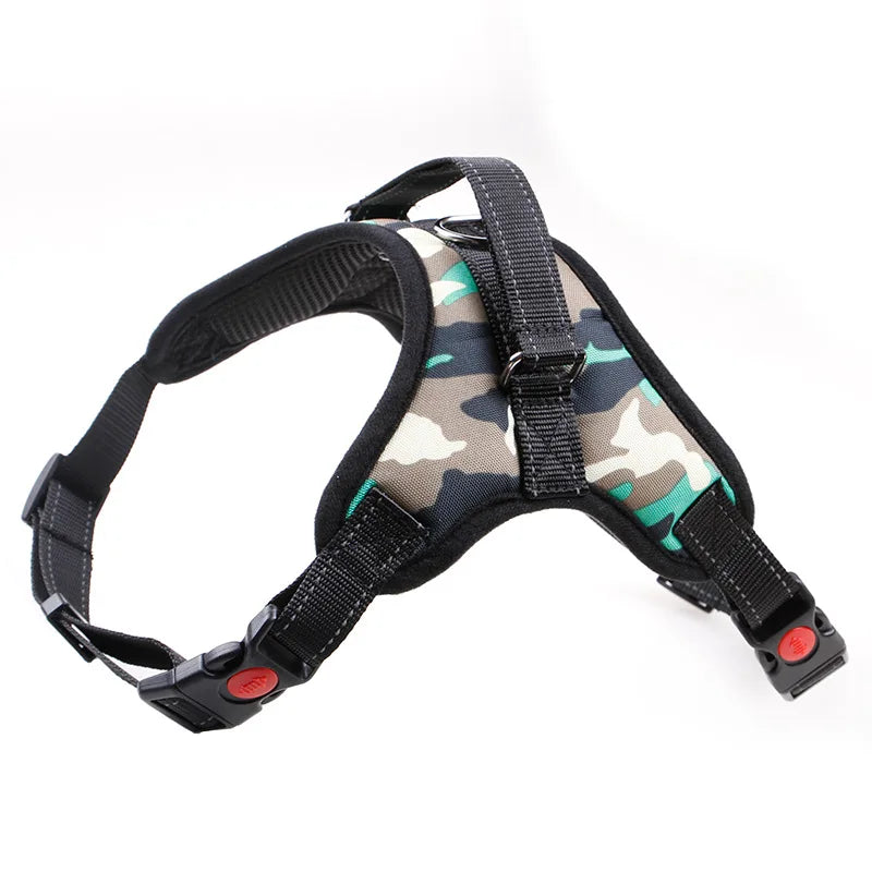 Nylon Heavy Duty Dog Pet Harness Collar Adjustable