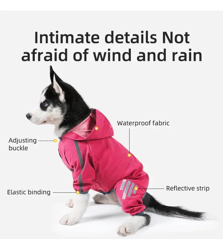 Pet Dog Waterproof Raincoat