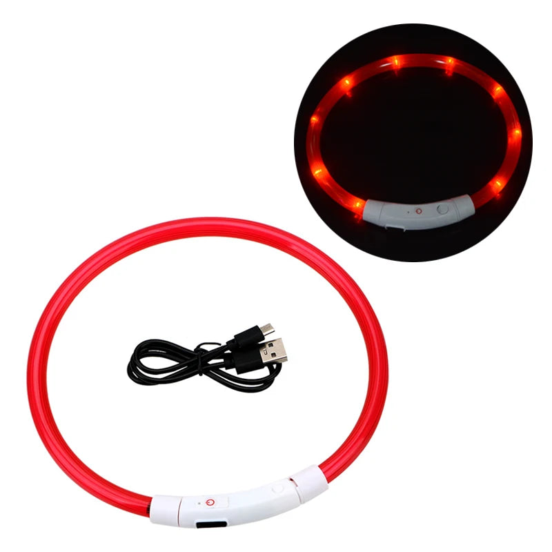 3 Modes Dog Luminous Charge Collar Led Usb