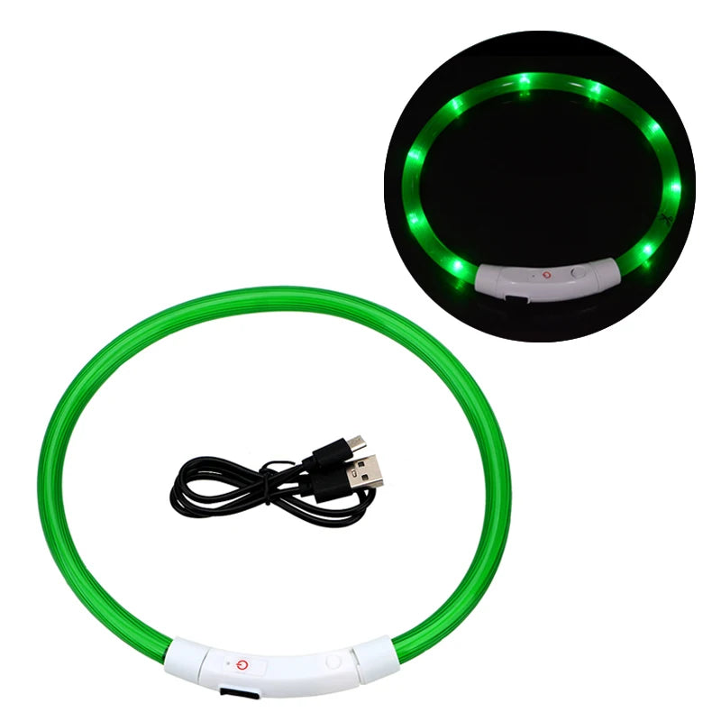 3 Modes Dog Luminous Charge Collar Led Usb