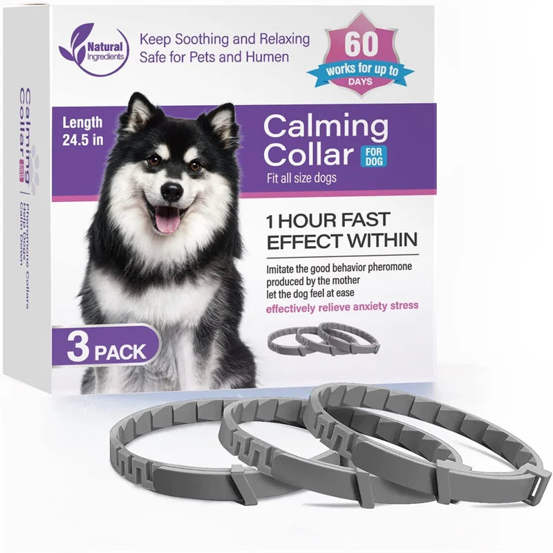 3/4 Pc Dogs Calming Pheromone Collars Pets Relieve Anxiety