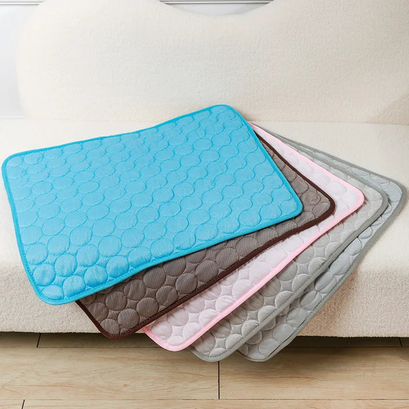 Pet Self Cooling Mat, Ice Silk, Cooling Pad for Dogs and Cats