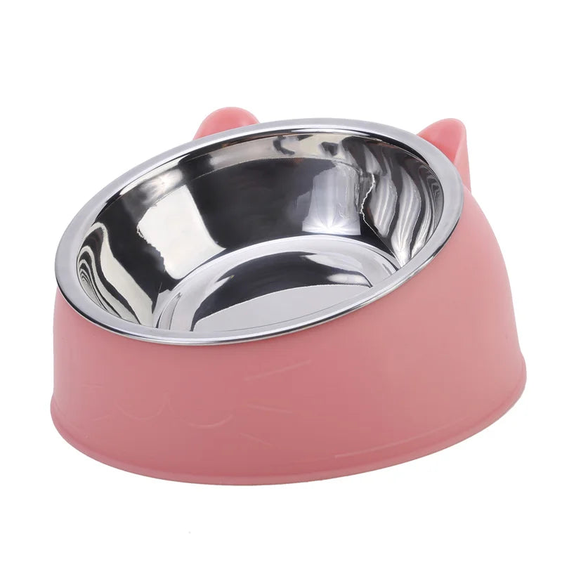 100ML Cat Dog Bowl 15 Degrees Raised Non Slip