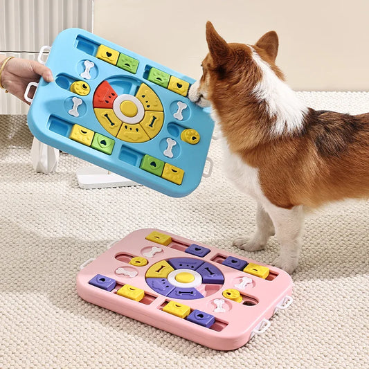 Increase Puppy IQ Food Dispenser Slowly Eating NonSlip Bowl