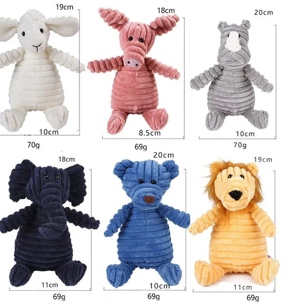 Plush Dog Toy Animals Shape Bite Resistant