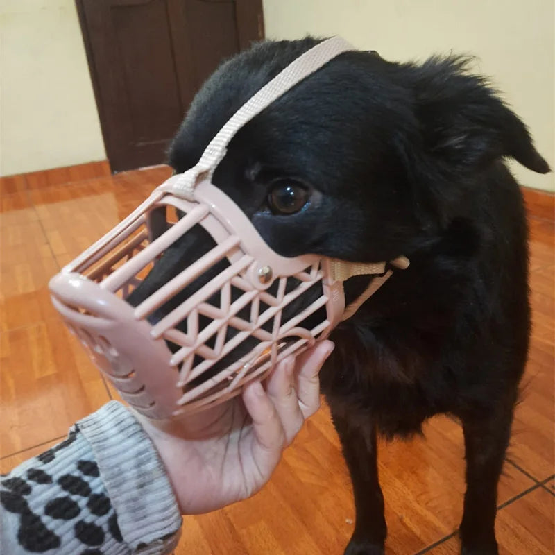 Anti Biting Dog Basket Muzzles 7 Sizes Pet Mouth Mask for Small Medium Large Dogs