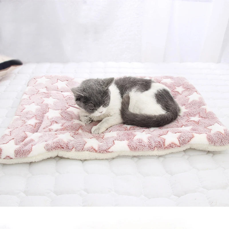 Soft Flannel Pet Blanket puppy Sleeping Cover Towel cushion for small Medium large dogs