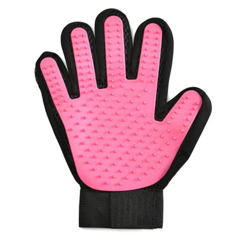 Pet Grooming Glove Gentle Efficient Pet Hair Remover