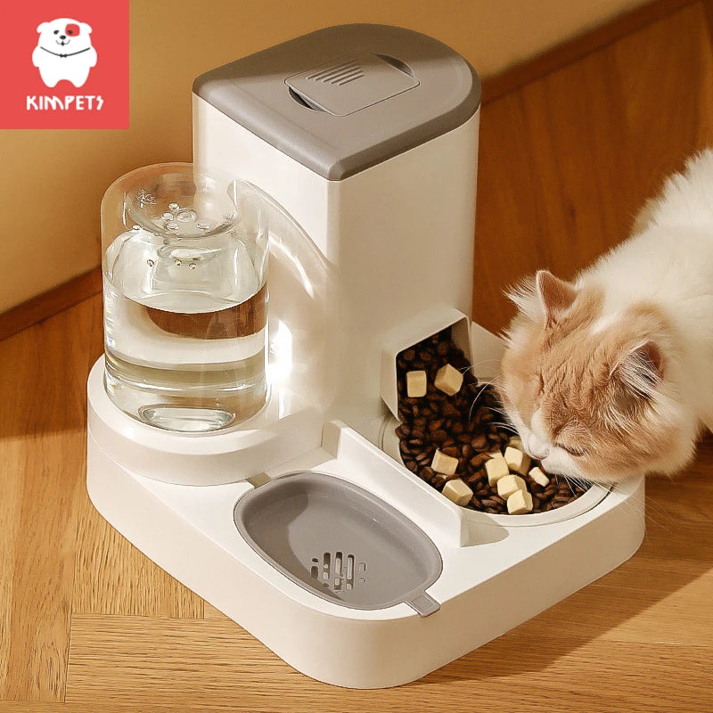 Kimpets Pet Automatic Feeder Drinking Water Large Capacity