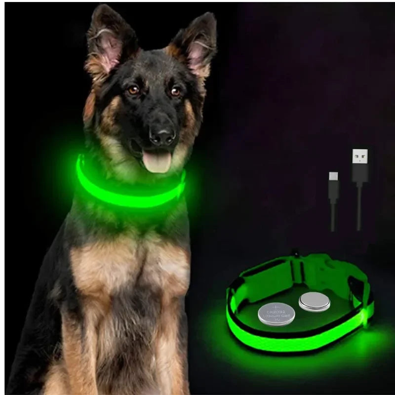 3 Modes Dog Luminous Charge Collar Led Usb