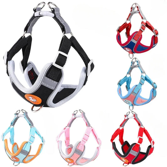 Pet Dog Harness Breathable Reflective