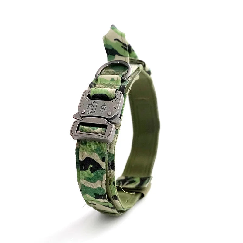 Tactical Dog Collar and Leash, Military Adjustable Durable Nylon Leash