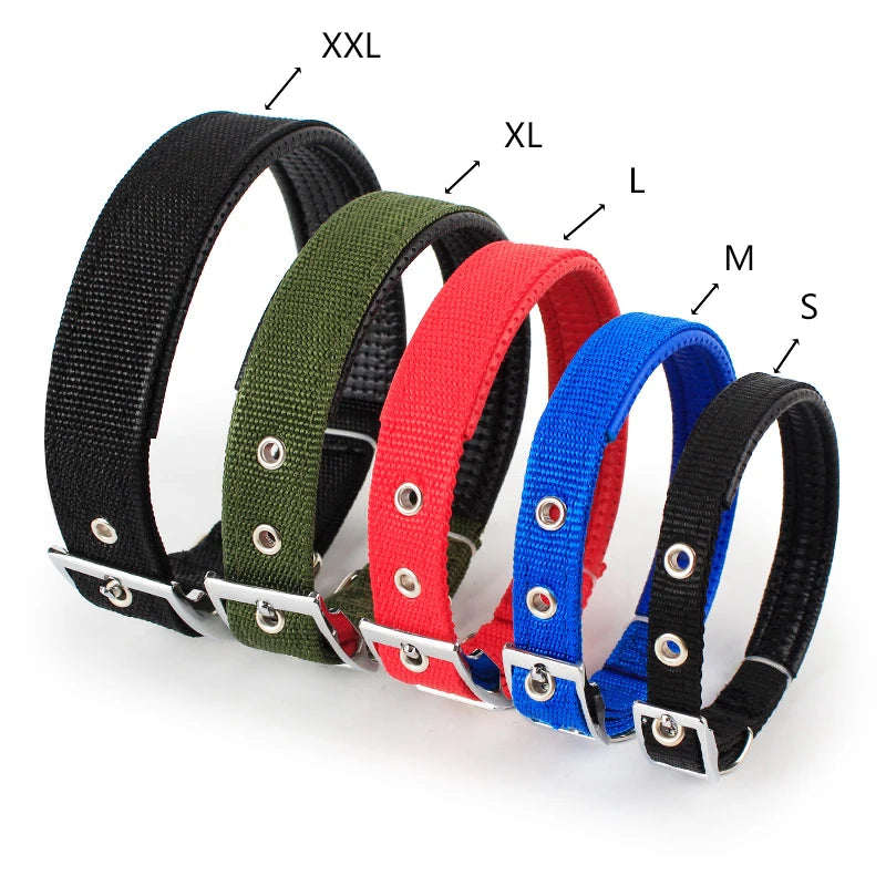 Nylon Dog Collar For Small Medium Large Dogs T