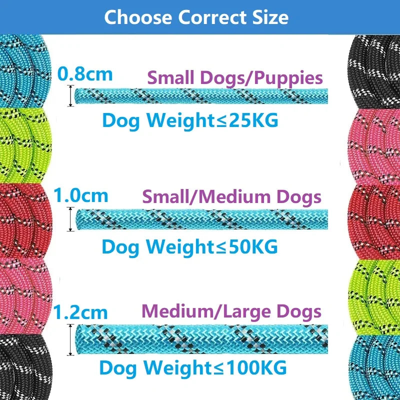 120/150/200/300CM Strong Leashes for Dogs