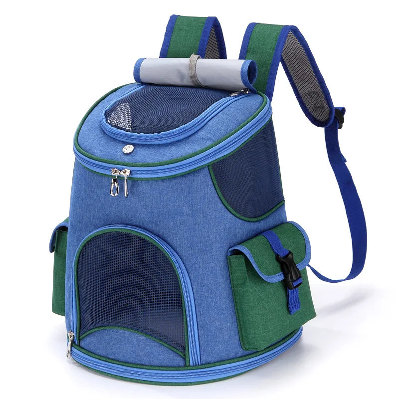 Pet Bags Breathable and Cool Travel Backpack with Two Side Pockets